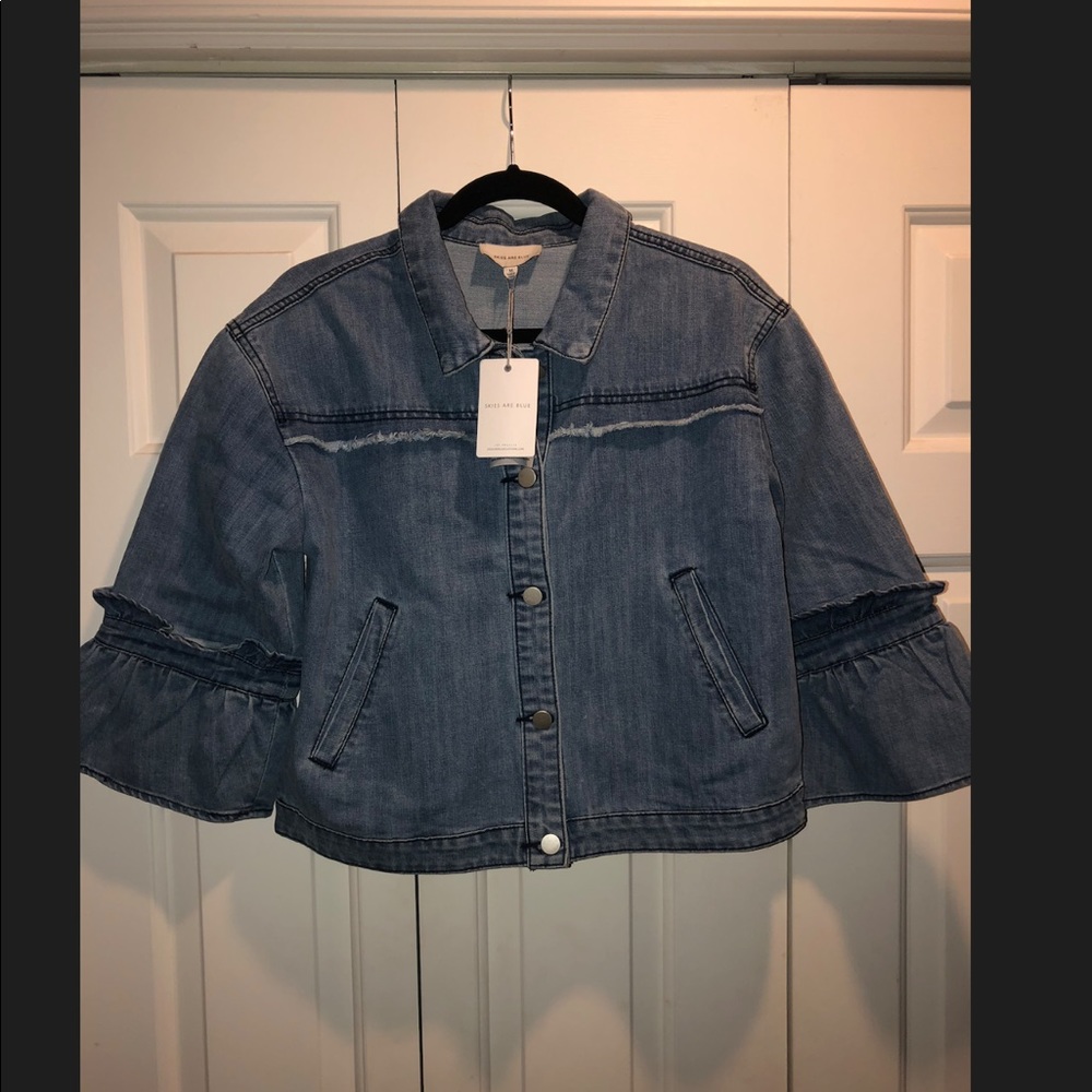 NEW cropped jean jacket